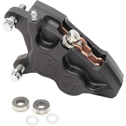 Performance Machine (PM) #0053-2919-SMB - 4-Piston Caliper - Front Left - Black Ops™ - 11.5"