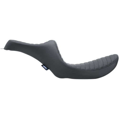 Drag Specialties Seats - Predator III Seat - Classic Stitch - Black - FXR '82-'00