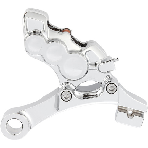 Arlen Ness #02-302 - 6-Piston Caliper - Rear - Chrome - 11.8"