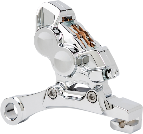 4-Piston Caliper - Rear - 11.8" - Chrome