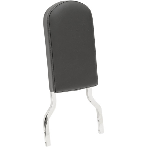 Drag Specialties Seats - Sissy Bar Pad - Tall - Smooth - Solar Reflective Leather Top Stitch
