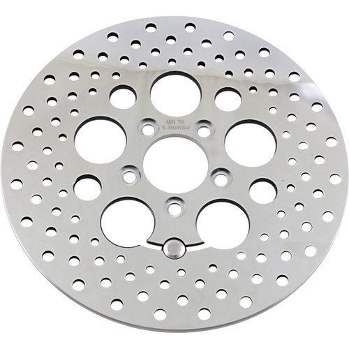 Drag Specialties - Drilled Brake Rotor - Rear - 11.8" - Touring