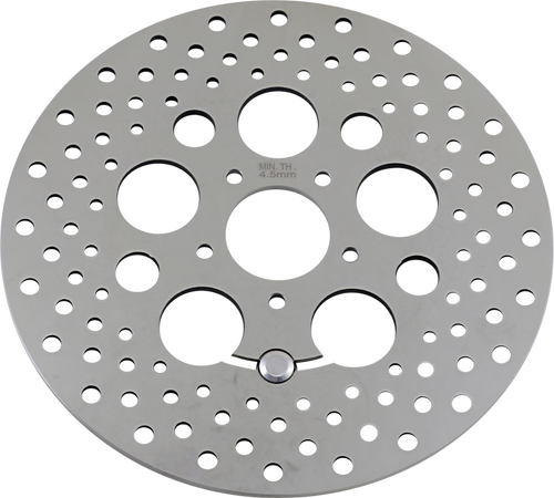 Drilled Brake Rotor - Front - 11.8 - Touring/Trike"