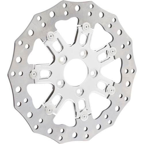 Arlen Ness #33-10302-202 - Front Rotor - 7 Valve - 11.8" - Chrome