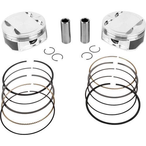 JE Pistons #398730 - Piston Kit - 4.250" Bore - 4.375" Stroke - 11.5:1 CR - 107" M8