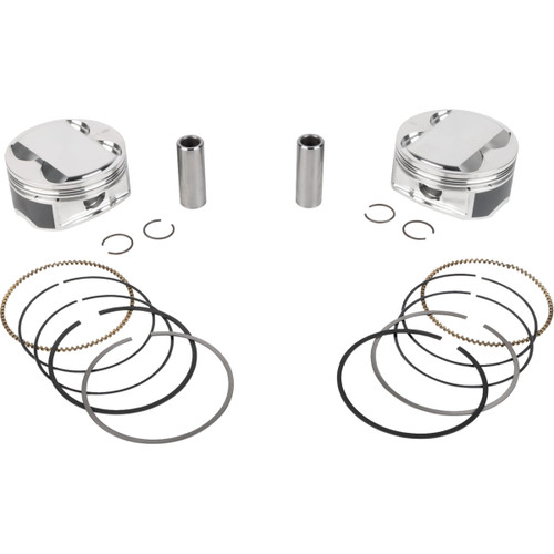 JE Pistons #398756 - Piston Kit - 4.125" Bore - 4.375" Stroke - 12.0:1 CR - 107" M8