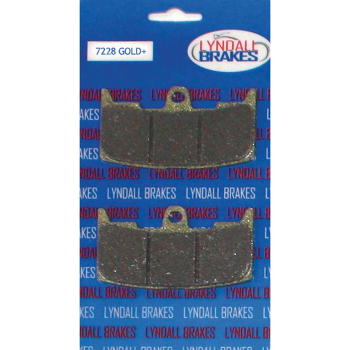 Lyndall Racing Brakes LLC #7228-GPLUS - Gold-Plus Brake Pads - Buell