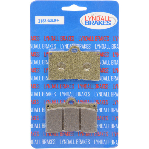 Lyndall Racing Brakes LLC #7138-GPLUS - Brake Pads - Gold+ Brembo