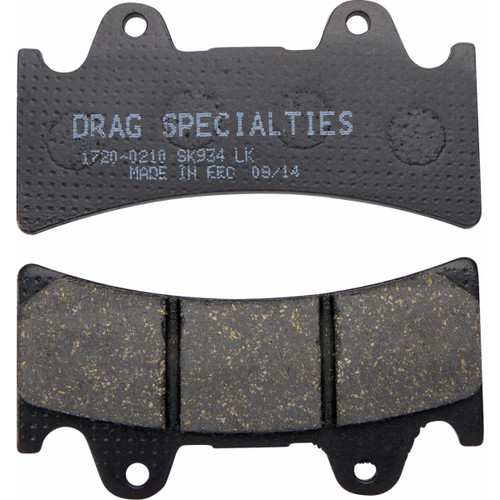 Drag Specialties - Organic Brake Pads - 6 Piston Caliper