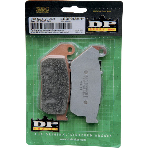 DP Brakes #SDP948HH - Sintered Metal Brake Pads - Sportster