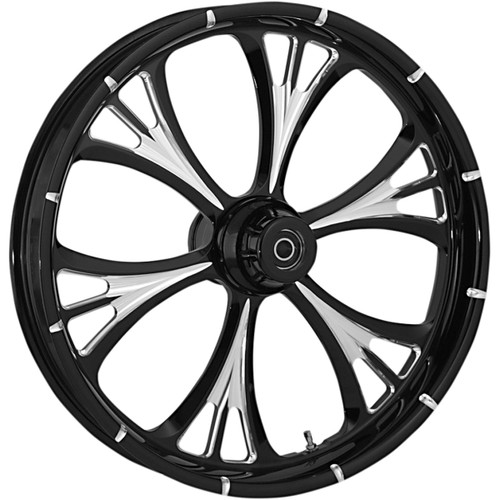 RC Components #21359031A14102E - Wheel - Majestic Eclipse - Front - Dual Disc/with ABS - Black Eclipse - 21x3.5 - '14-'23 FLT