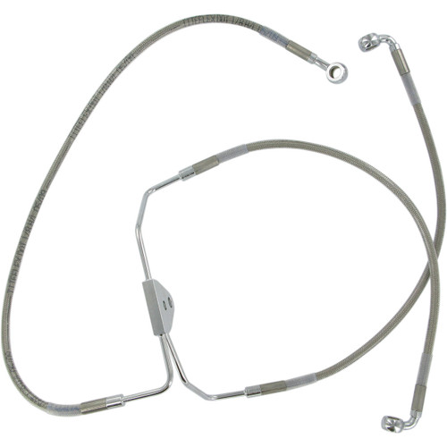 Drag Specialties - Brake Line - Front (Lower/Upper) - Stainless Steel