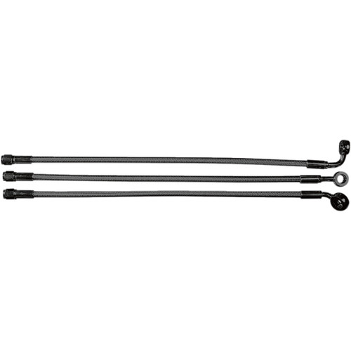Brake Line - Black Pearl -  3/8"/90° - 27"