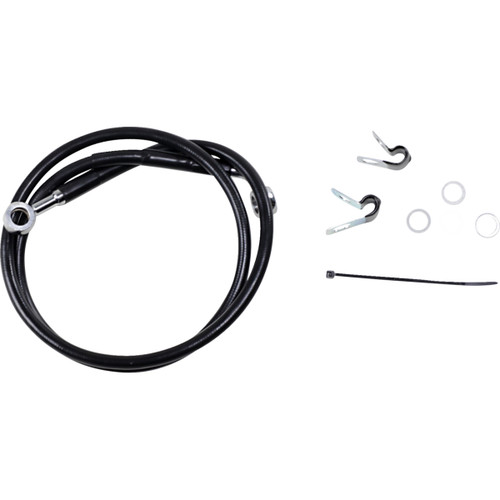 Drag Specialties - Brake Line - Front (Upper) - Black