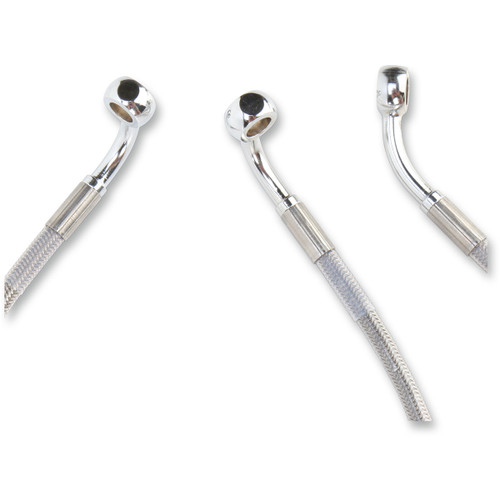 Drag Specialties - Brake Line - Front - +2" - Touring - Stainless Steel