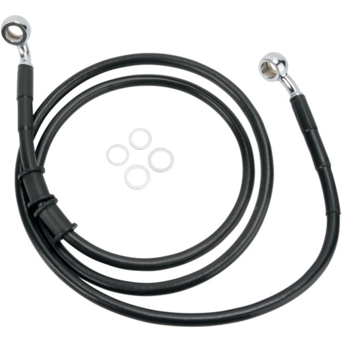 Drag Specialties - Brake Line - Front (Upper) - Black