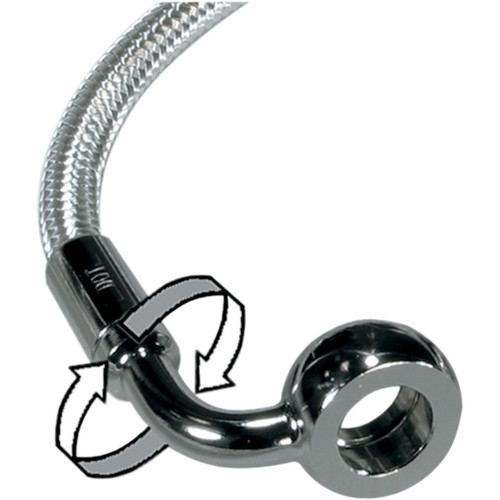 Magnum Shielding #36160SW - Brake Line - 35/90° - 60" - Sterling Chromite II