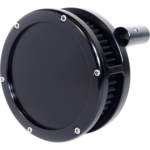 Feuling Parts #5553-S - Slim BA Air Cleaner Kit - Black - Black Filter - '08-'17 Twin Cam