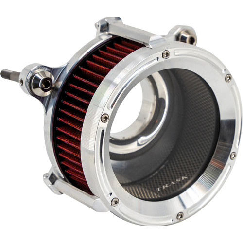 Trask #TM-1025R - 68 mm Assault Charge Air Cleaner - Raw - Gen 2 M8