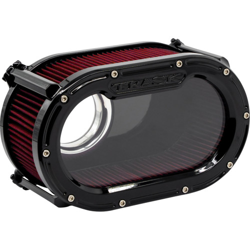 Trask #TM-1033GBK - Big Papi Air Cleaner - Gloss Black - Gen 2 M8