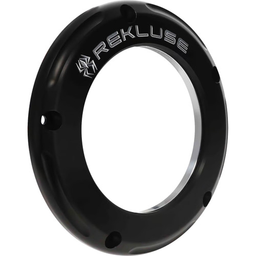 Rekluse #RMS-0515027 - Clear Derby Cover - Black/Anodized - M8