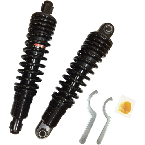 Drag Specialties Shocks - Premium Ride-Height Adjustable Shocks - 13" - Heavy Duty - Black