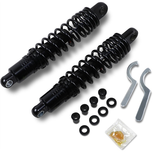 Drag Specialties Shocks - Premium Ride-Height Adjustable Shocks - 12.5" - Standard - Black