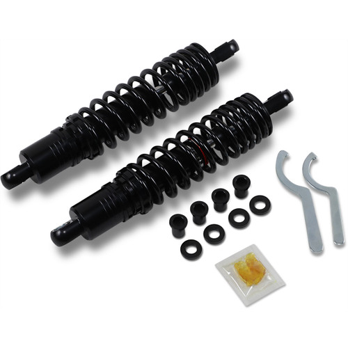 Drag Specialties Shocks - Premium Ride-Height Adjustable Shocks - 12.5" - Heavy Duty - Black