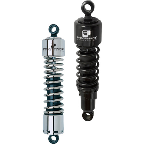 Progressive Suspension #412CRZ-4065C - Shock - 12.5" - Cruise Series - Chrome