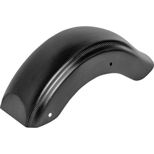 Saddlemen #CF-809-07-004M - Carbon Fiber Rear Fender - Matte - Touring '09-'25