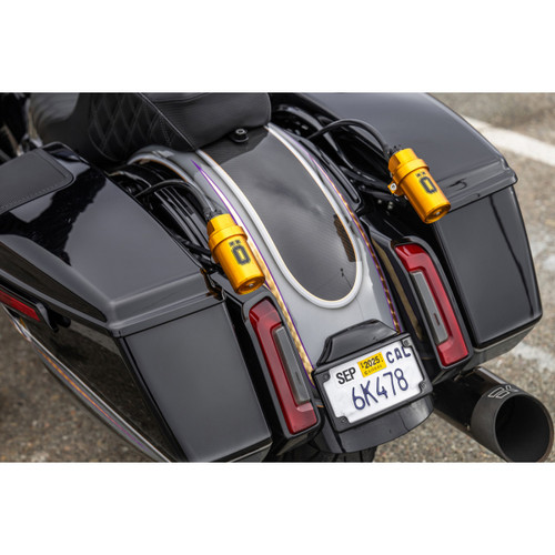 Arlen Ness #210-046 - Rear Fender - Custom Lighting - Carbon Fiber - Touring