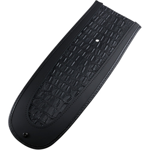 Drag Specialties Seats - Fender Skin - Embossed Faux Gator Leather Center