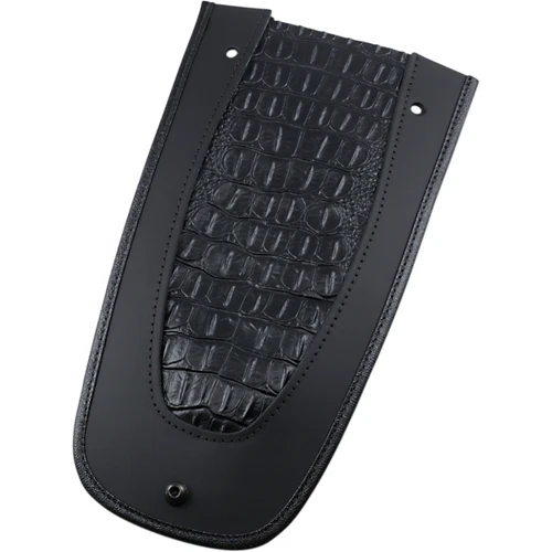 Drag Specialties Seats - Fender Skin - Embossed Faux Gator Leather Center