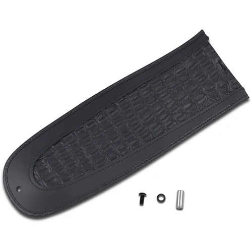 Drag Specialties Seats - Fender Skin - Embossed Faux Gator Leather Center