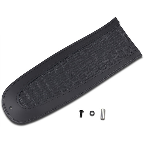 Drag Specialties Seats - Fender Skin - Embossed Faux Gator Leather Center