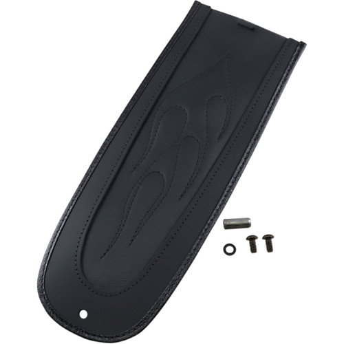 Drag Specialties Seats - Fender Skin - Flame Stitched Automotive-Grade Vinyl Center