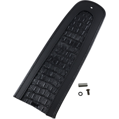 Drag Specialties Seats - Fender Skin - Embossed Faux Gator Leather Center