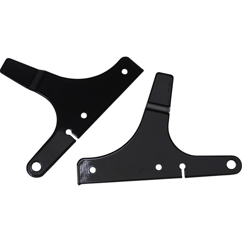 Cycle Visions #CV-8075B - Side Plates - FXSTD - Black