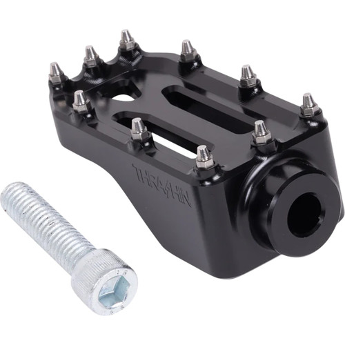 Thrashin Supply CO. #TSC-2221-1 - Aggressor Brake Pedal - Black - Touring