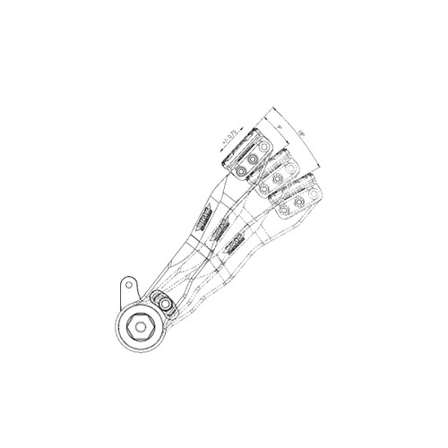 Drag Specialties - Brake Pedal Designed by Gilles - Adjustable - Black