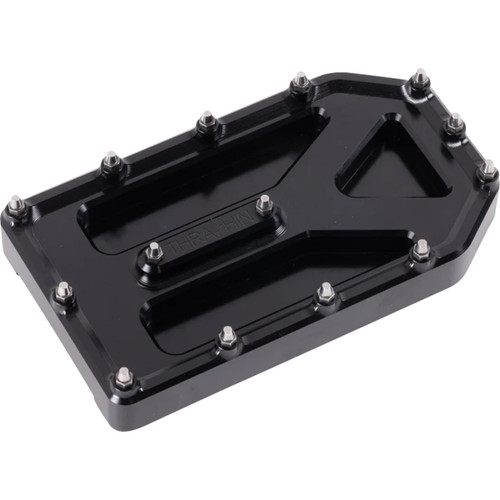 Thrashin Supply CO. #TSC-2220-1 - Aggressor Brake Pedal Pad - Black - Touring