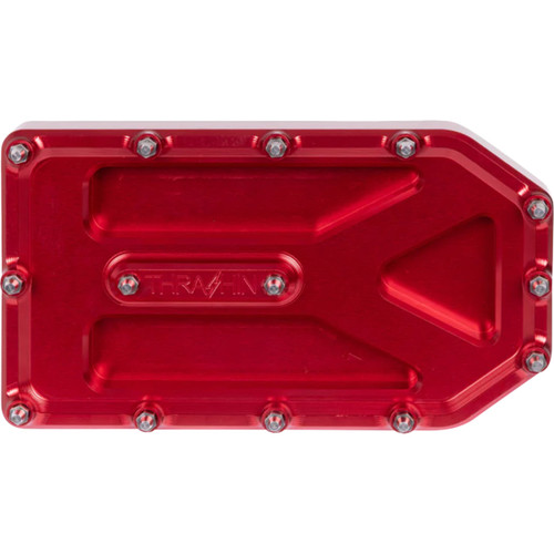 Thrashin Supply CO. #TSC-2220-2 - Aggressor Brake Pedal Pad - Red - Touring