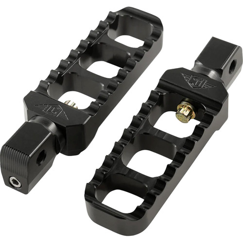 Joker Machine #08-61-8B - Serrated Foot Pegs - Black - Narrow