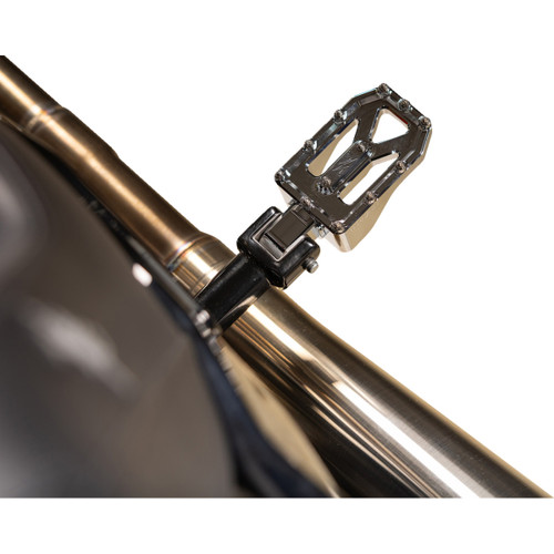 Thrashin Supply CO. #TSC-2022-3-D - Aggressor Foot Pegs - Rear - Chrome - HD '72-'25