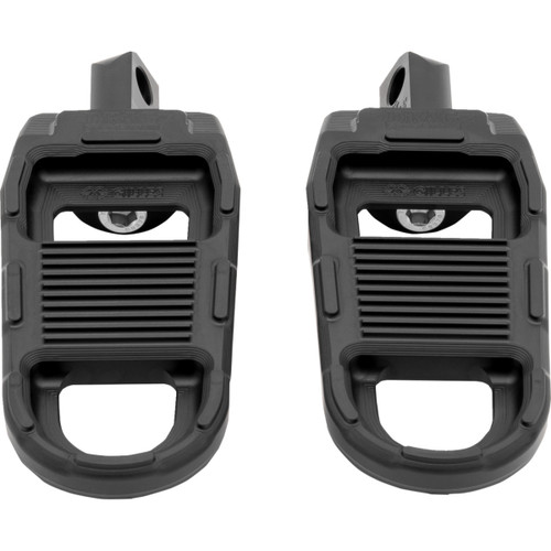 Drag Specialties - Adjustable Foot Pegs Designed by GIlles - Black