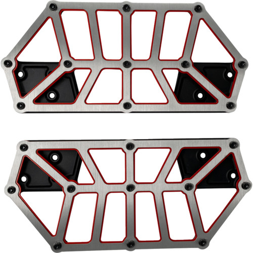Kodlin USA #K73253-RL - NXL Floorboards - Black w/ Red Accent