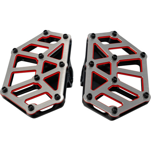 Kodlin USA #K73254-RL - NXL Mini Floorboards - Black w/ Red Accent