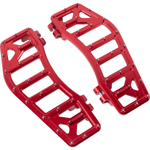 Thrashin Supply CO. #TSC-2219-2 - Aggressor Floorboards - Red