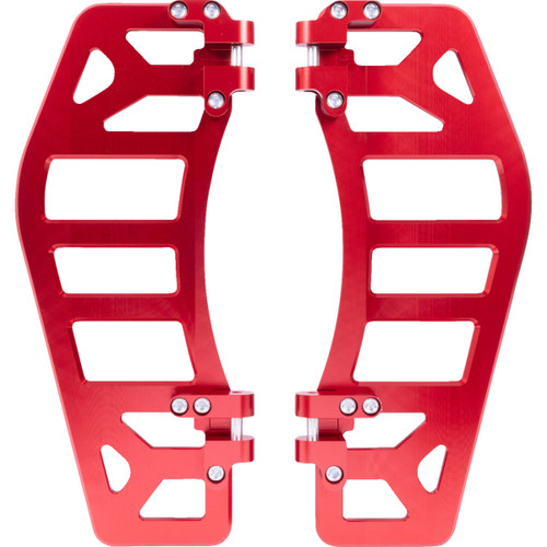 Thrashin Supply CO. #TSC-2219-2 - Aggressor Floorboards - Red