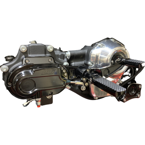 Hawg Halters #MCK-FC24AS-FK - Dominator Mid Controls - with Pegs - Black